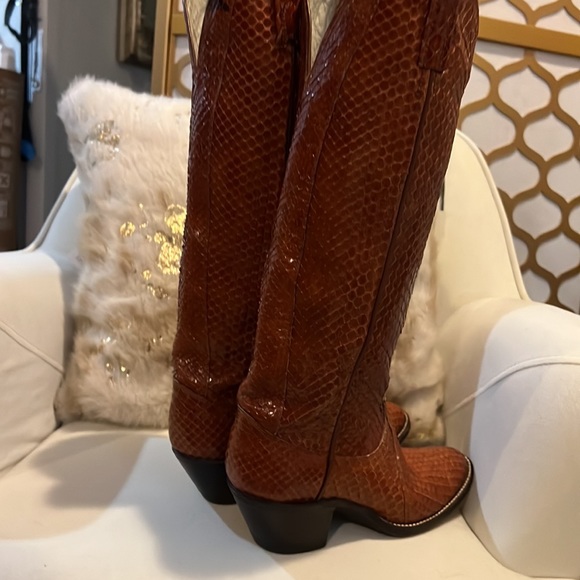 Tony Lama Exotic Dan post western boots - Picture 13 of 13